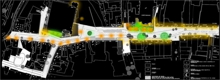 Hengelo analysis and vision for the lighting design of the city center by Beersnielsen